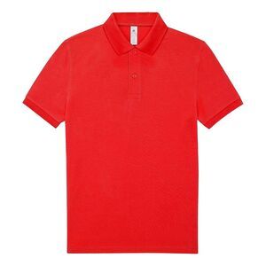 B&C Mens Polo Shirt / Red